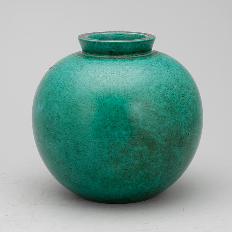 VAS, stengods, "Argenta", Wilhelm Kåge, Gustavsberg, 1951.