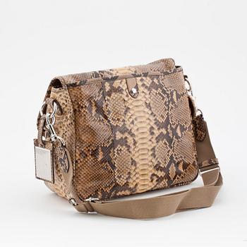 RALPH LAUREN, a snakeskin embossed messangerbag.