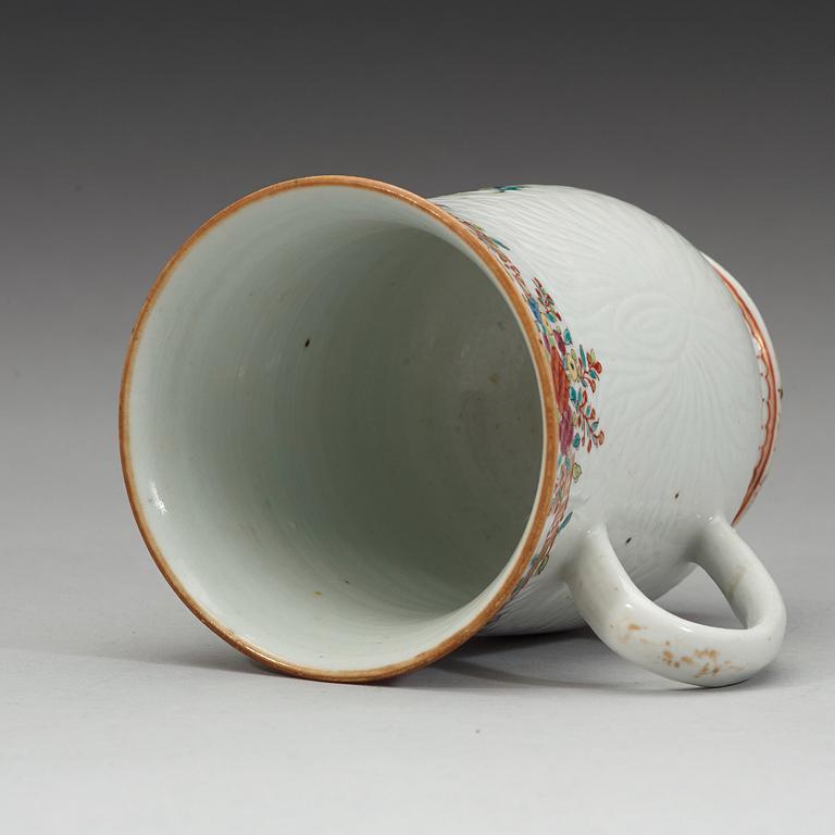 A famille rose jug, Qing dynasty, Qianlong (1736-95).