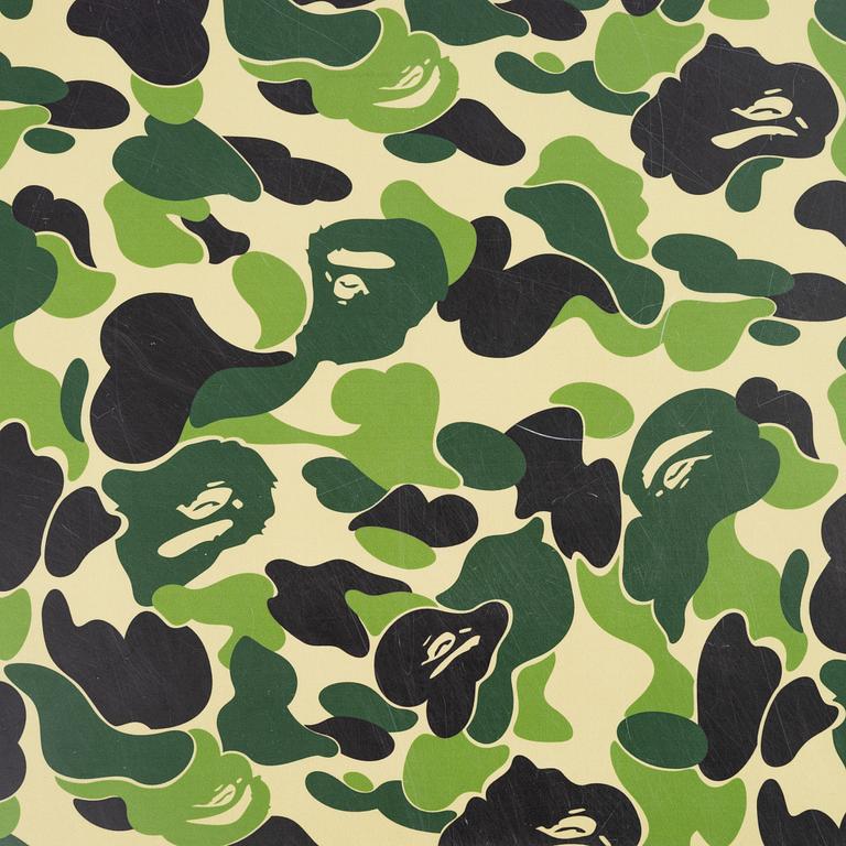 A Bathing Ape (BAPE)x FABRICK x Karimoku, table, 'CAMO'.