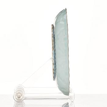 A set of eight blue and white kraakdishes, Ming dynasty, Wanli period (1662-1722).