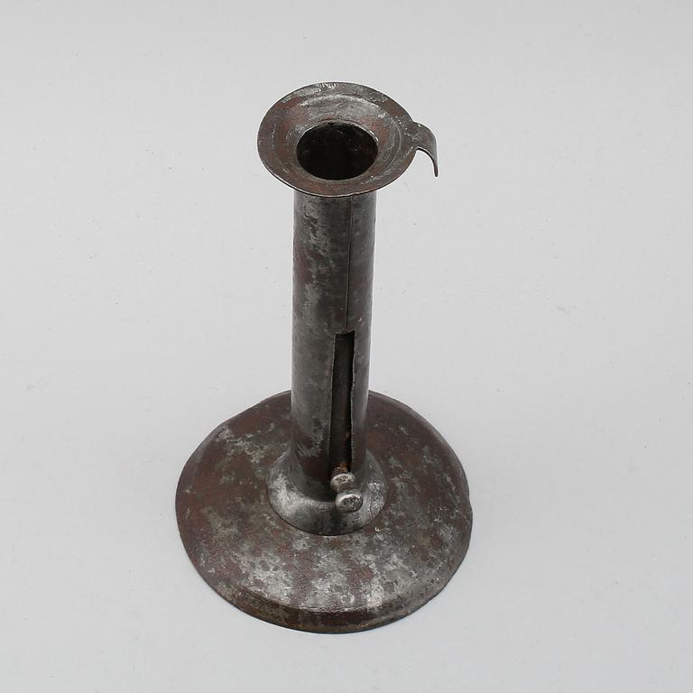 LJUSSTAKE, plåt, 1700-tal.