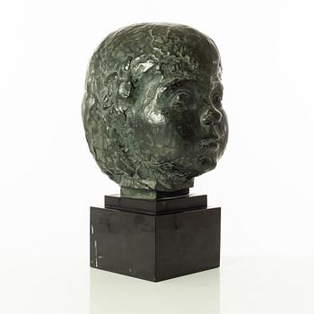 Gudmar Olovson, sculpture. Signed. Numbered. Foundry mark. Bronze, total height 40 cm, length 25 cm.