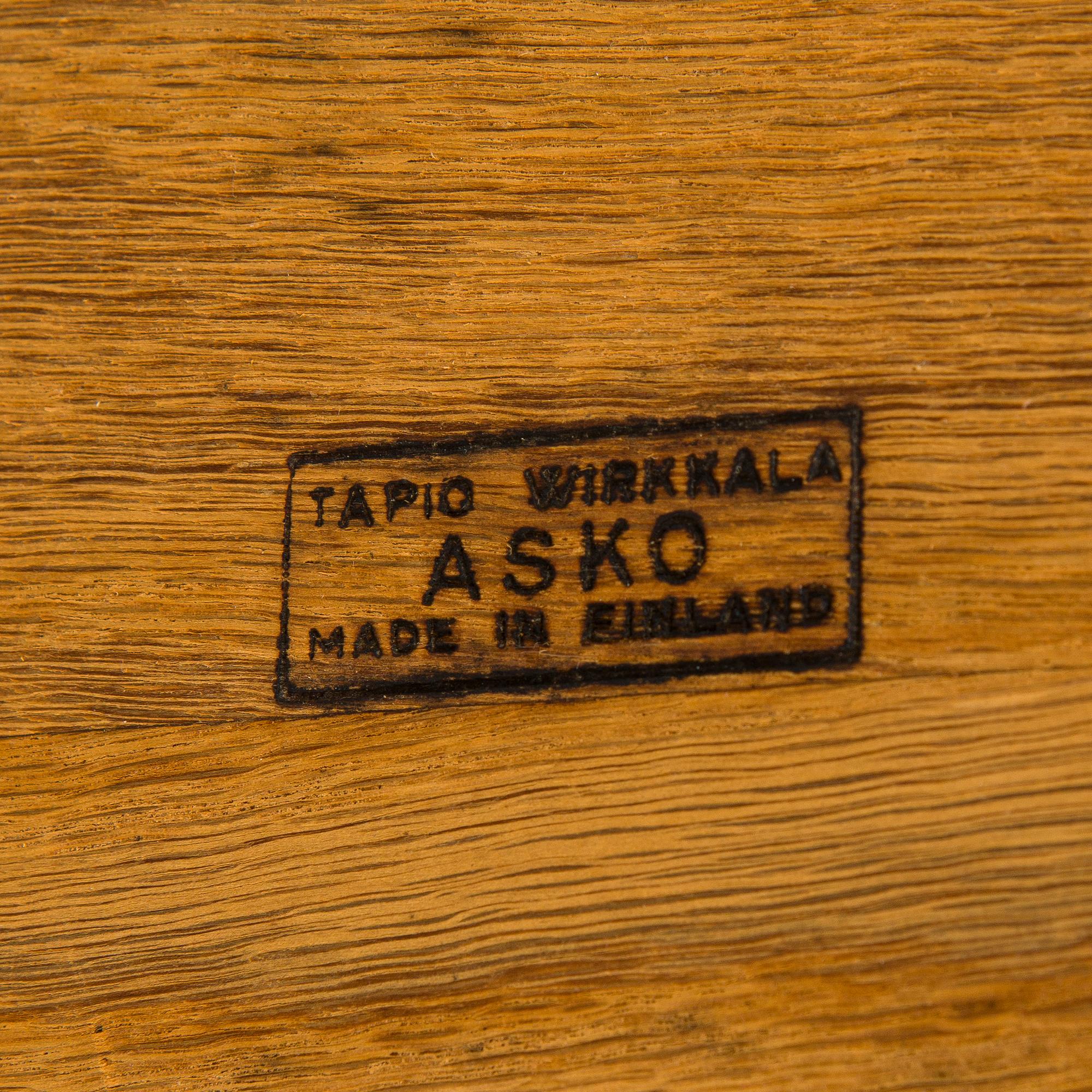 Tapio Wirkkala, soffbord, Asko, 1950-talets slut.