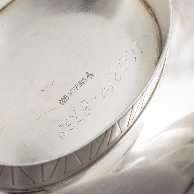 A mid-20th Century sterling silver bowl, Swedish import mark.