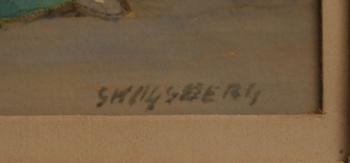 HARALD SKOGSBERG, 2 stycken akvareller, signerade.