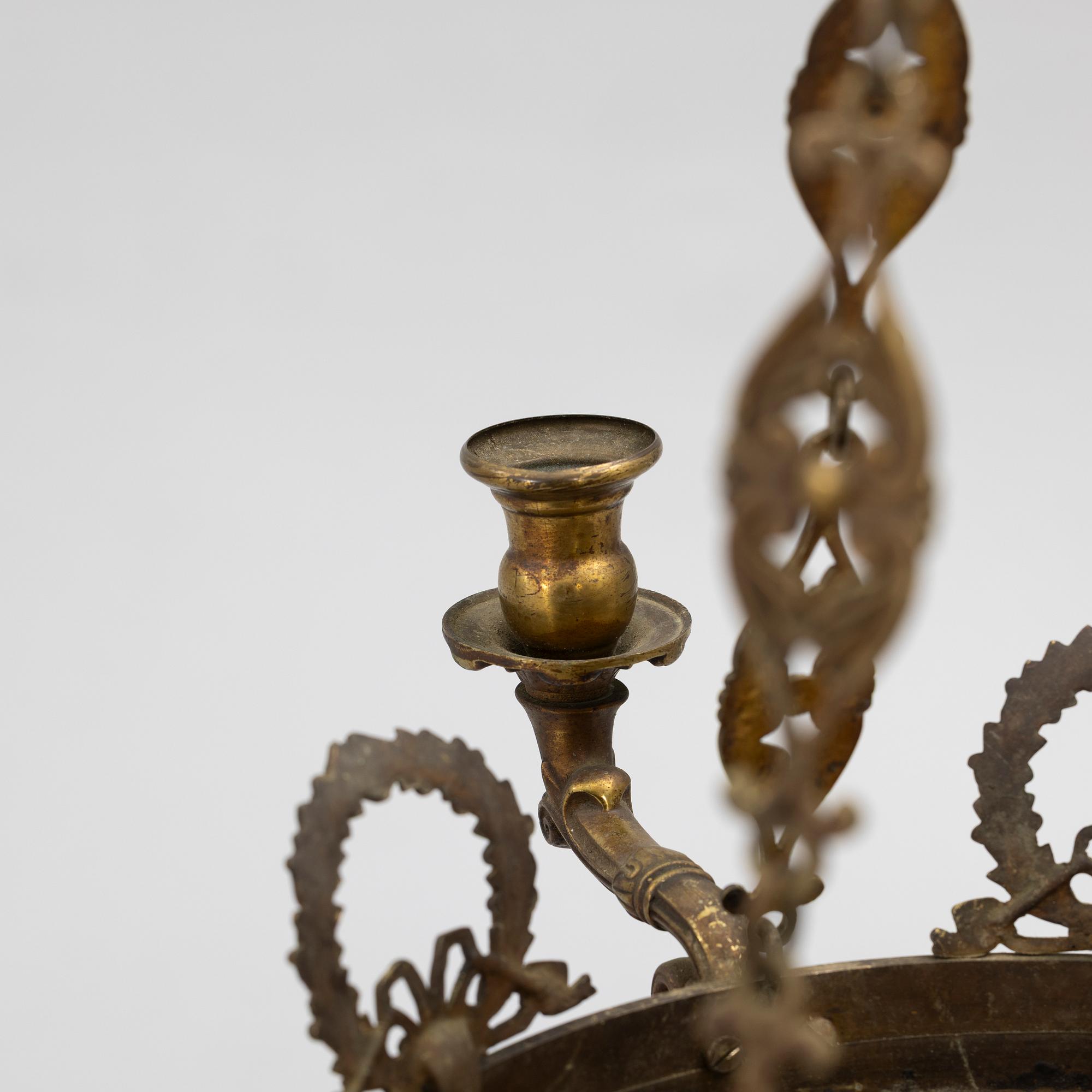 Empire-style chandelier, first half of the 20th century.