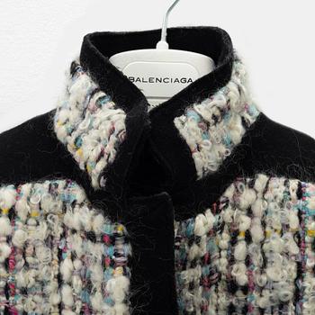 Balenciaga, a wool bouclé jacket, size 38.