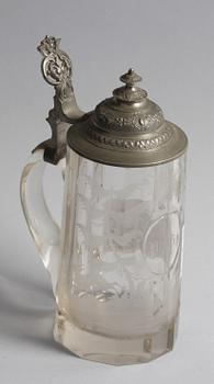 STOP, glas, tenn, nyrenässans, sent 1800-tal.