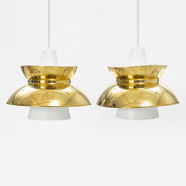 A pair of 'Doo-Wop' ceiling lamps, Louis Poulsen, Denmark.