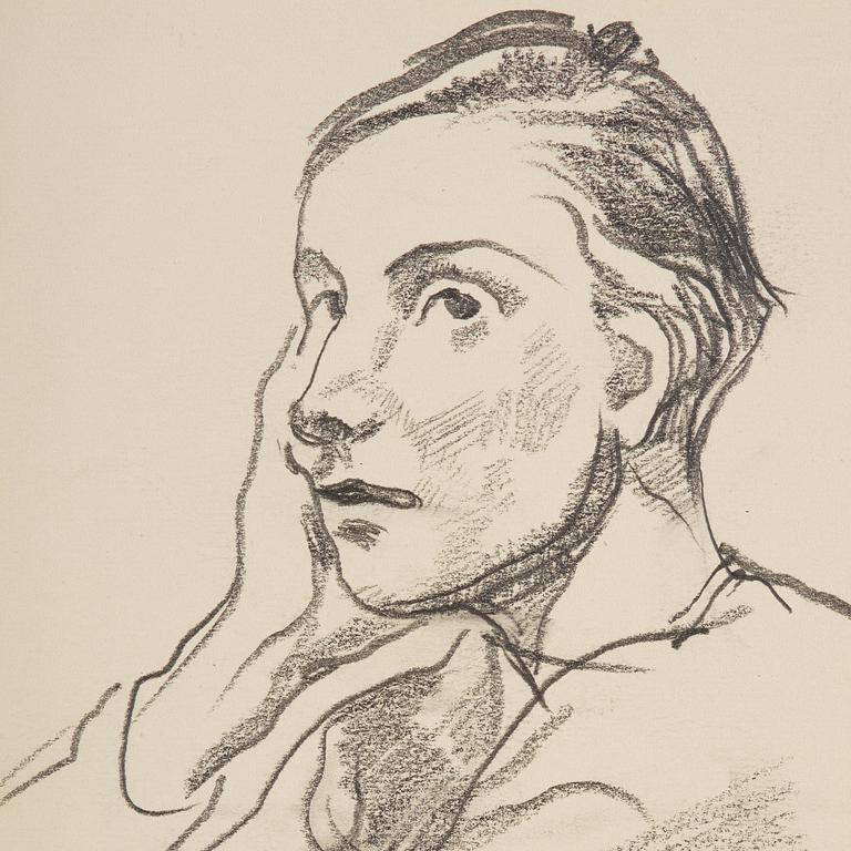 Lotte Laserstein, Thinking Traute.