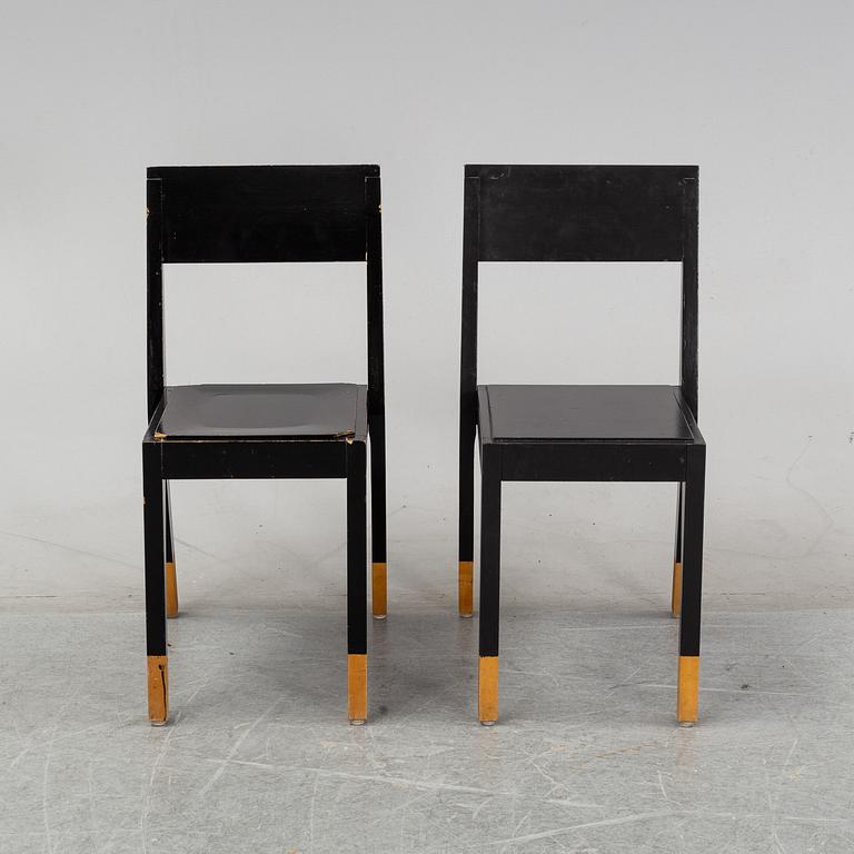 A pair of Thomas Sandell 'TS-chair' chairs.