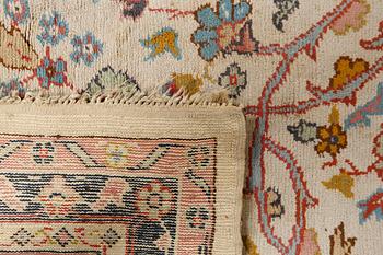 A rug from Smyrna, semi-antique, 417 x 300 cm.