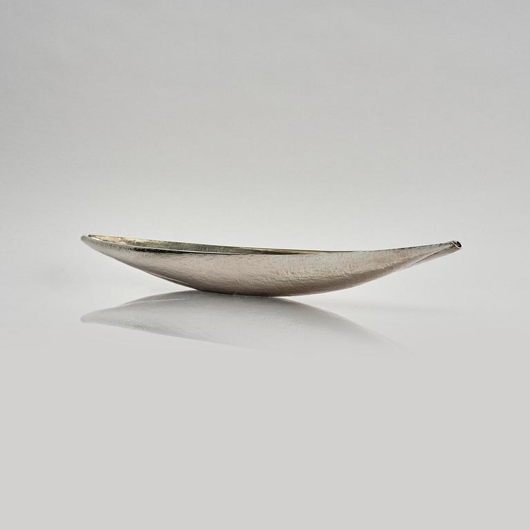 Tapio Wirkkala, a silver bowl, model TW9, marked TW, Kultakeskus, Hämeenlinna 1978.