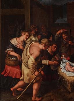 Abraham Bloemaert circle of, "Gloria in excelsio deo".