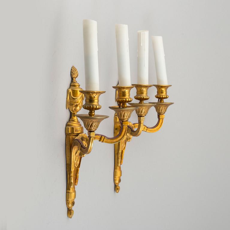 A 20th century wall sconces.