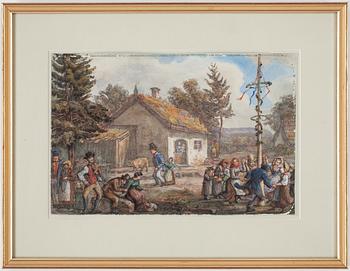 Fritz von Dardel · FRITZ VON DARDEL, tillskriven, akvarell, ej signerad.