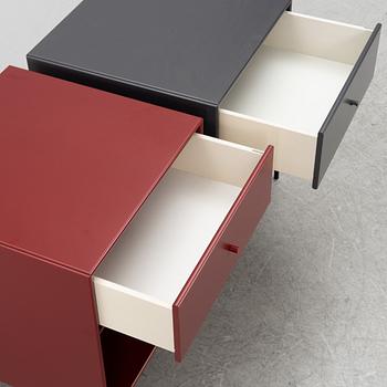 Peter J Lassen, bedside tables, 1 + 1, "Dream", Montana, Denmark, contemporary.