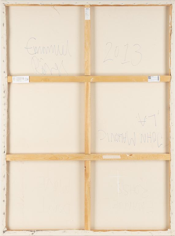 Emanuel Röhss, signerad och daterad 2013 Los Angeles a tergo.