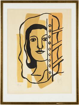 Fernand Léger, "Head of a Woman". 1949.