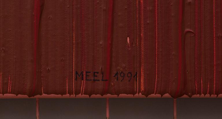 RAUL MEEL, akryl på duk, signerad och daterad 1991.