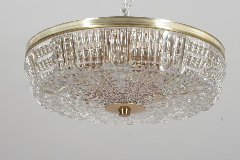 TAKPLAFOND, glas, Orrefors, troligen Carl Fagerlund.