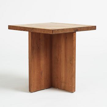 Axel Einar Hjorth, a stained pine table "Lovö", Nordiska Kompaniet Sweden 1930's.