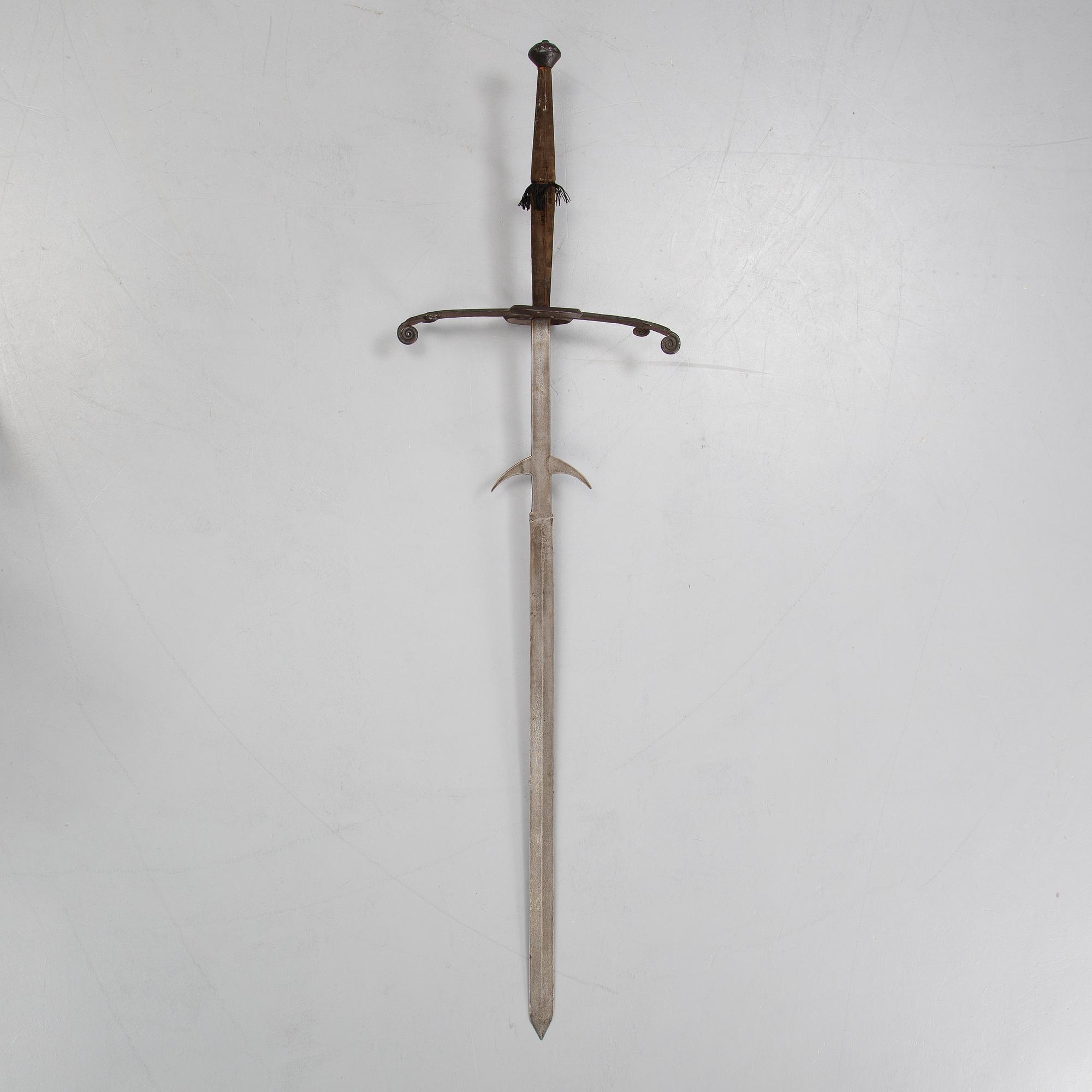 A two-hand sword, end of the 19th Century.
