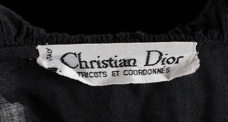 A blouse by Christian Dior.