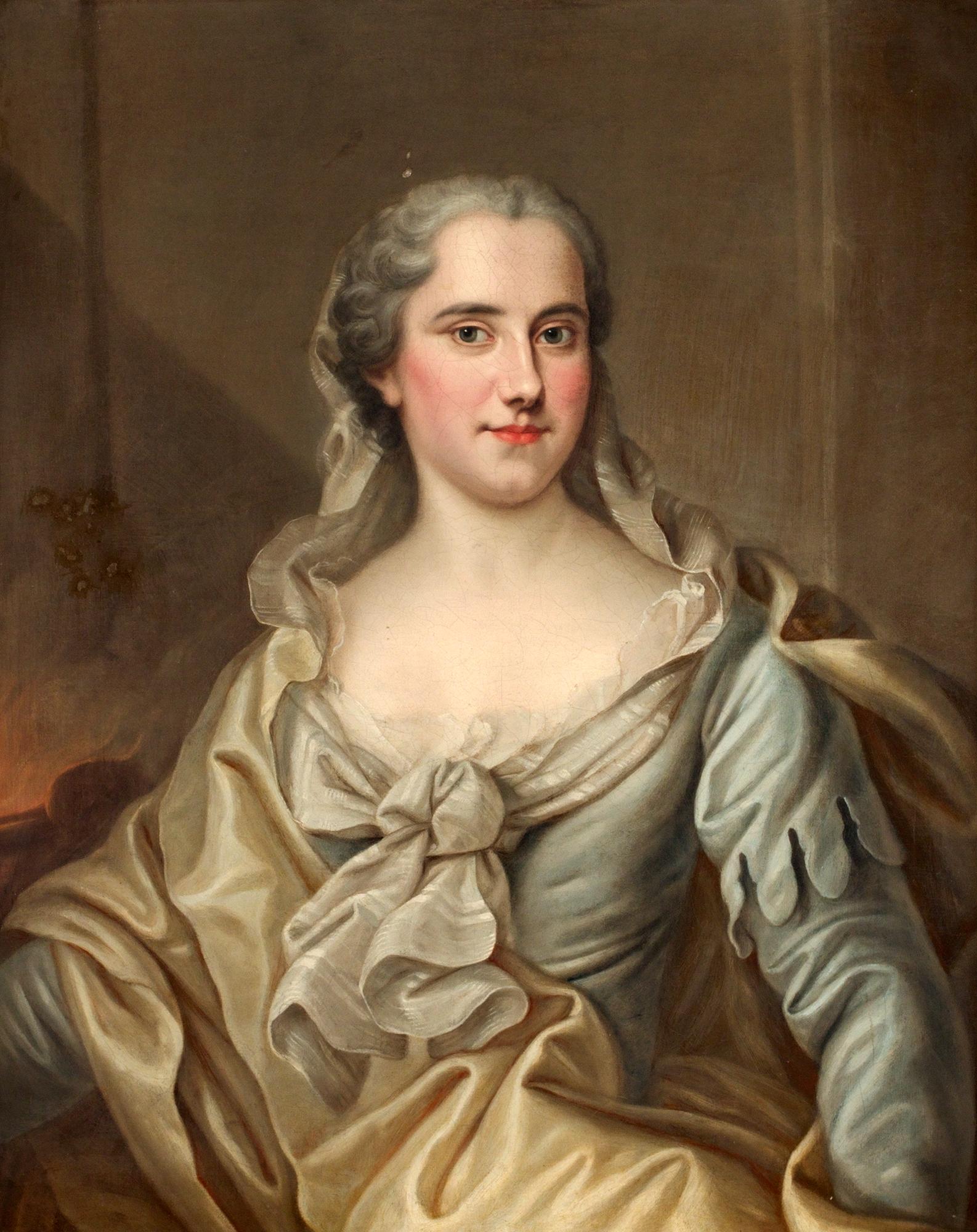 OKÄND KONSTNÄR, olja på duk, 1700-tal.