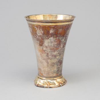 A silver beaker by Henrik Frodell Stockholm 1787.