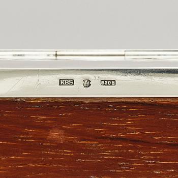 Kay Bojesen, a silver matchbox case, Copenhagen.