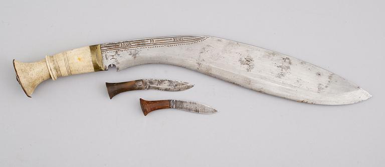 KUKRI, orientalisk, sannolikt 1900-talets första hälft.