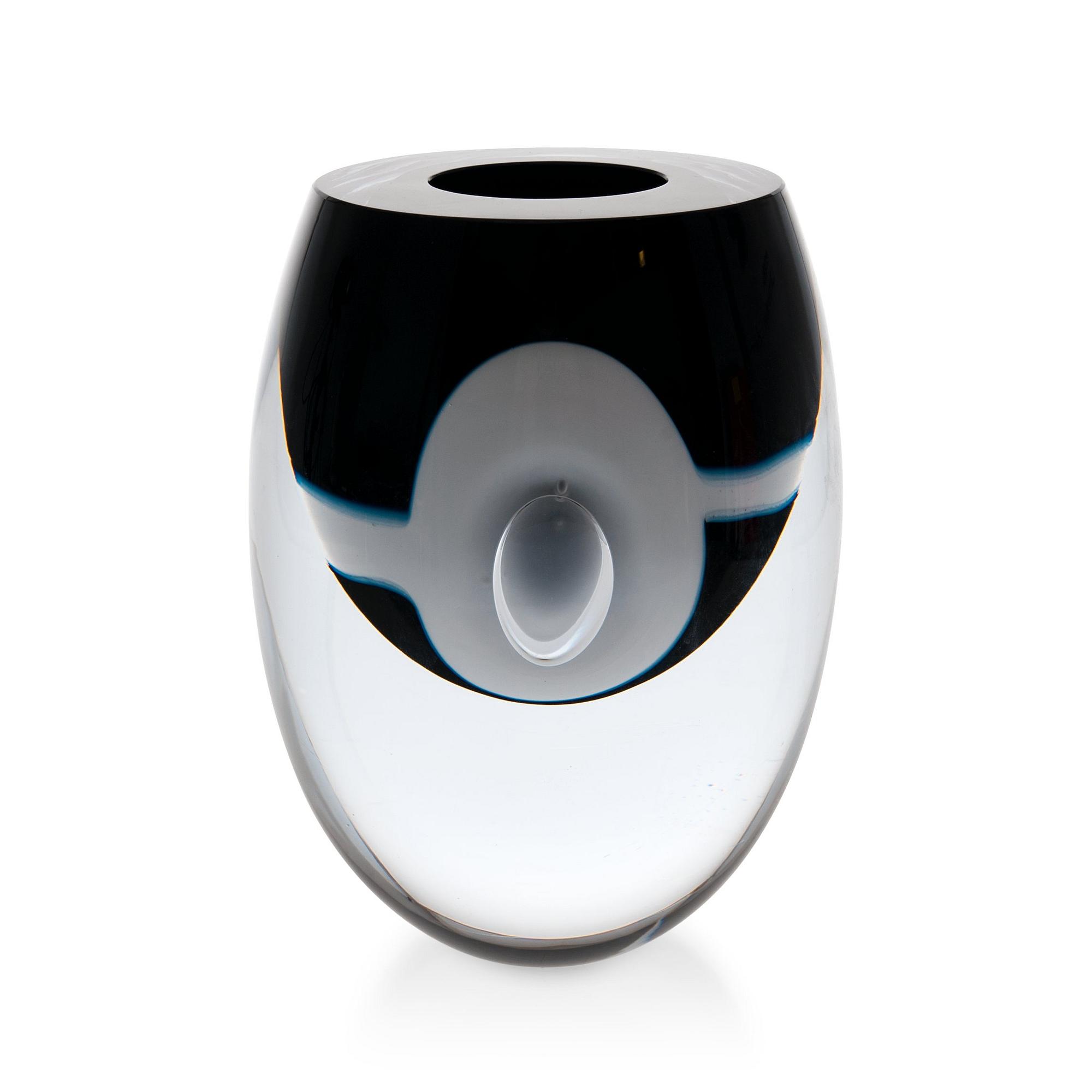 Timo Sarpaneva, A GLASS SCULPTURE. Claritas, The Ring of Trajan. Signed Timo Sarpaneva, Iittala.