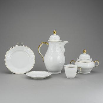 KAFFESERVIS, 25 delar, porslin, Rosenthal, Tyskland, 1900-talets första hälft.
