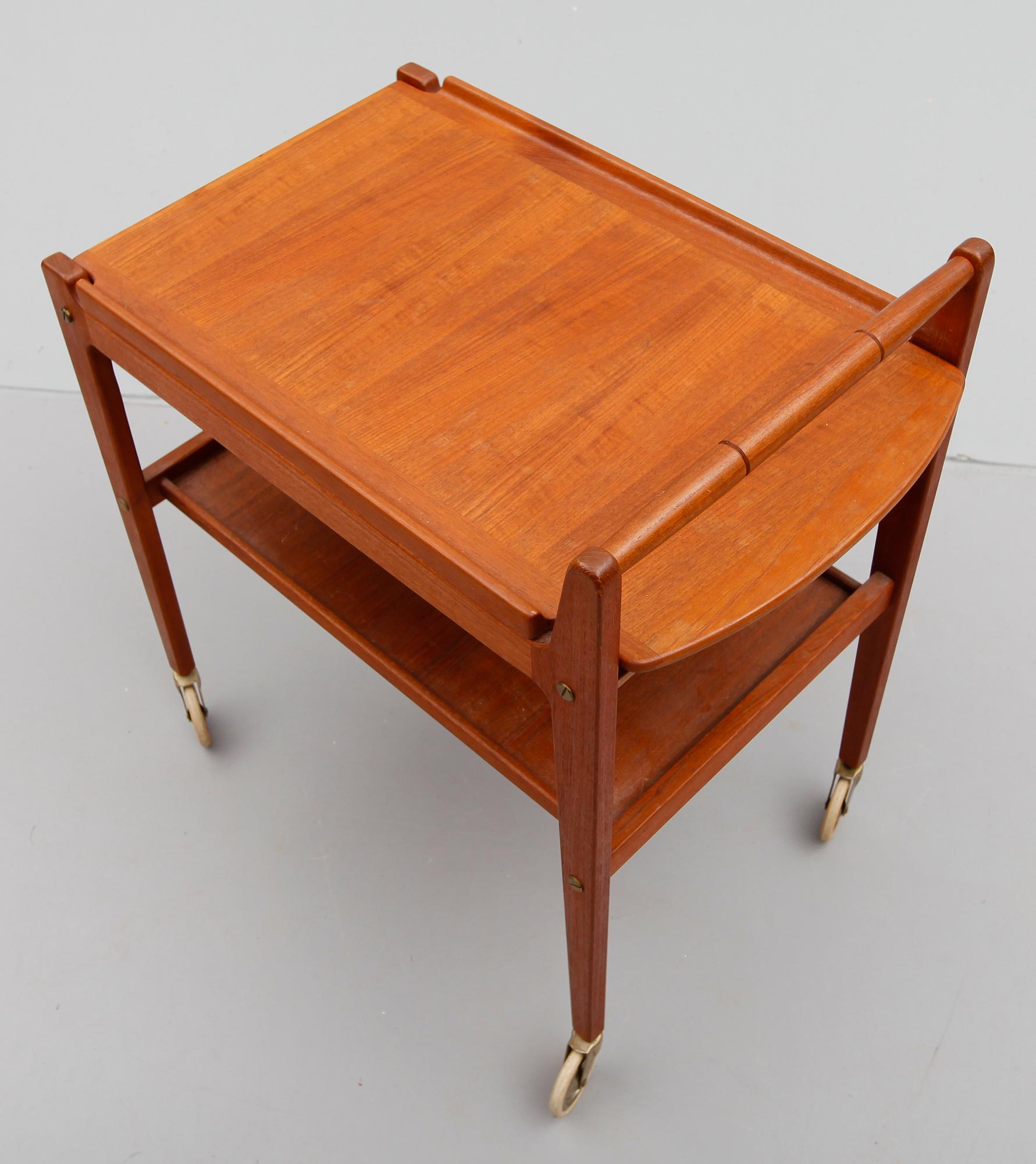 SERVERINGSVAGN, Erik Gustafssons Möbelfabrik Brittatorp, 1950-tal.