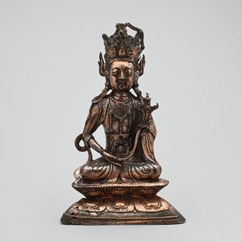 BODHISATTVA, brons, sydostasien, 1900-tal.