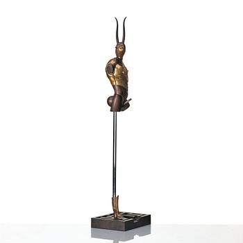 Paul Wunderlich, sculpture, copper, bronze and metal, Incised Wunderlich and numbered 448/2000.