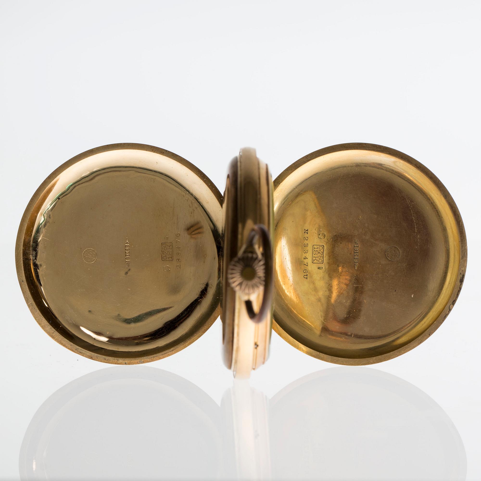 FICKUR, 18K, total vikt ca 80g.