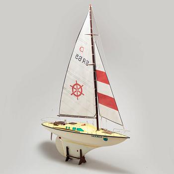 a sailing boat produced by the Soviet union for the olympics 1980.