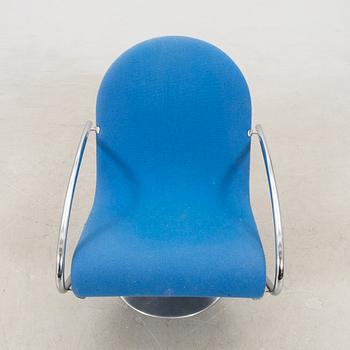 Verner Panton, armchair, "1-2-3 system" late 20th century.