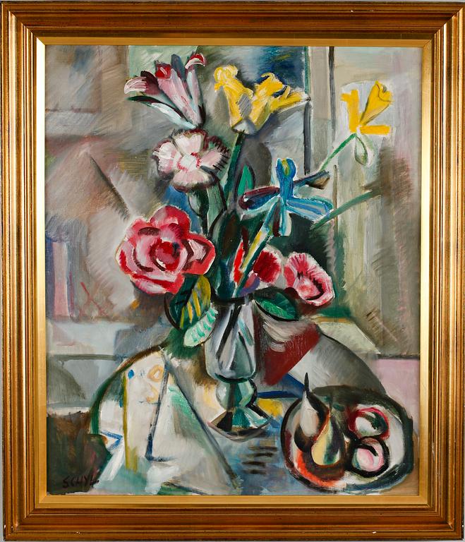 JULES SCHYL, olja på duk, sign.