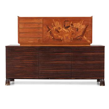 277. Erik Chambert, a cabinet/sideboard, Chamberts Möbelfabrik, Sweden 1930-40s.
