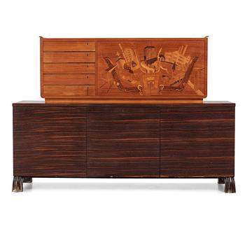 277. Erik Chambert, a cabinet/sideboard, Chamberts Möbelfabrik, Sweden 1930-40s.