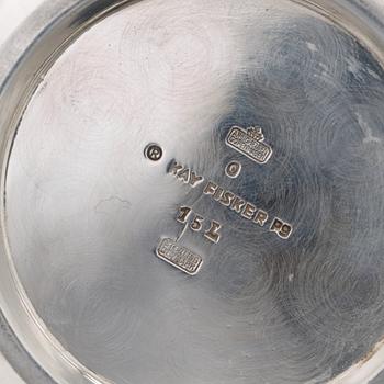 Kay Fisker, kanna, Firma Anton Michelsen, Köpenhamn 1965, sterling silver.
