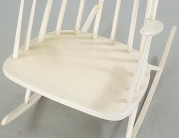 A "Gunga Din" rocking chair, designed by Gillis Lundgren for IKEA, second half of the 20th century.