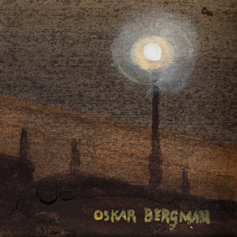 Oskar Bergman, Vy över Stockholm.