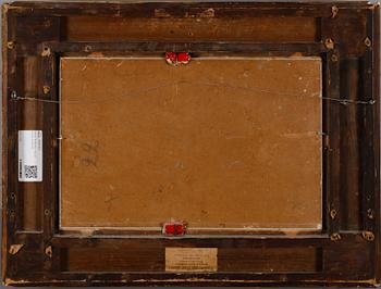 ANNA BOBERG, olja på pannå, signerad.