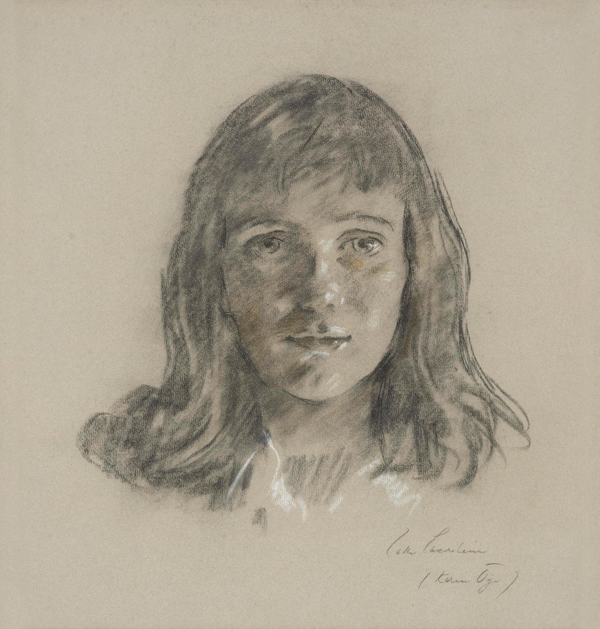 Lotte Laserstein, Portrait of Karin.