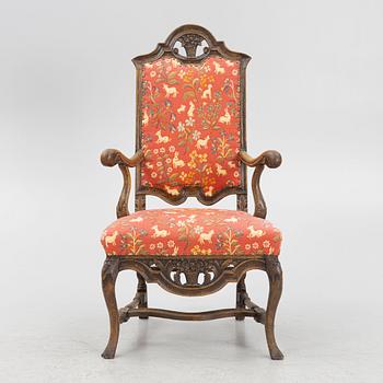 Karmstol, barock, nordeuropa, omkring år 1700.